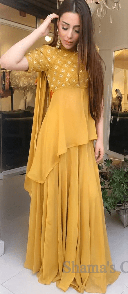 Gharara/Sharara With High Low Kurti