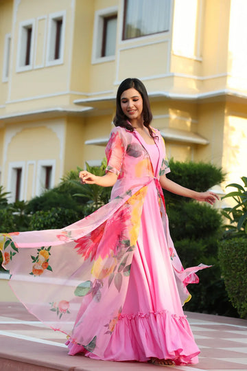 Blossom Pink Evening Dress